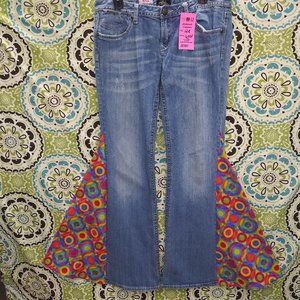 2084 Jeaniemade Size 12R Babrock For Express Bell-Bottoms